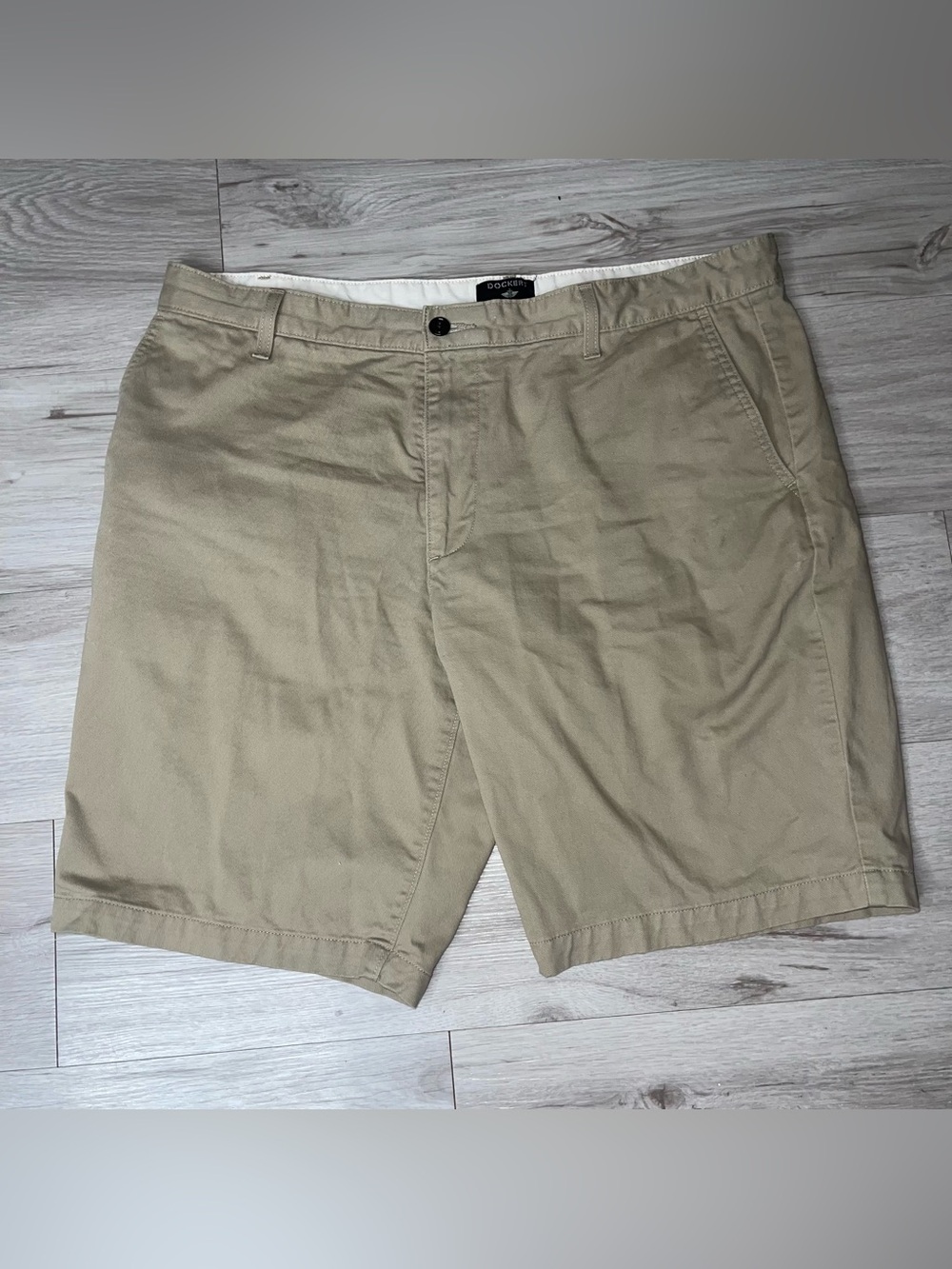 Dockers Shorts W38 Chino Preppy Collegiate Smart Coastal Casual Khaki Business